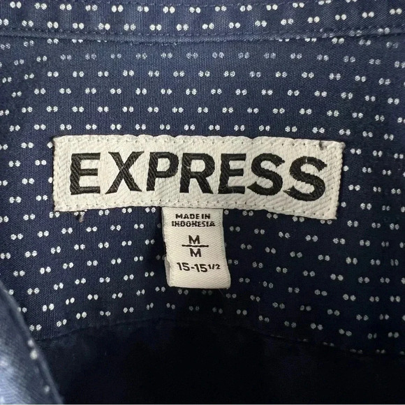 π Expressβ Medium Slim Fit Medium 15-15.5β, Navy Design - Picture 6 of 13